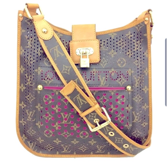 Louis Vuitton Perforated Musette Fuschia with DUSTBAG - Picture 12 of 15